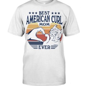 Cats Shirt - Best American Curl Mom Ever