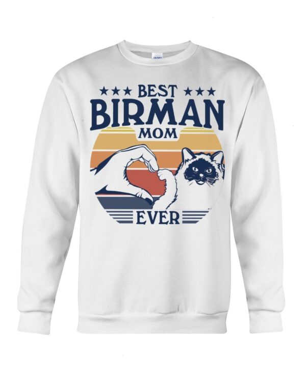 Cats Shirt - Best Birman Mom Ever
