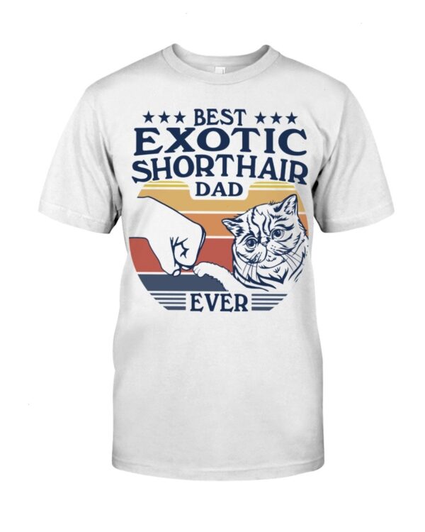 Cats Shirt - Best Exotic Shorthair Dad Ever