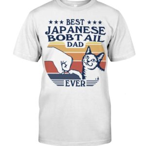 Cats Shirt - Best Japanese Bobtail Dad Ever