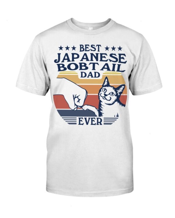 Cats Shirt - Best Japanese Bobtail Dad Ever