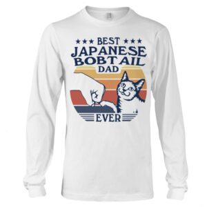 Cats Shirt - Best Japanese Bobtail Dad Ever