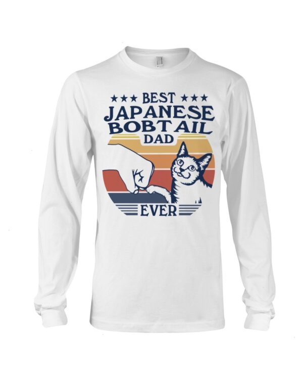 Cats Shirt - Best Japanese Bobtail Dad Ever