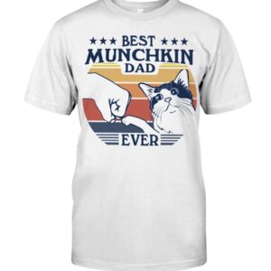 Cats Shirt - Best Munchkin Dad Ever