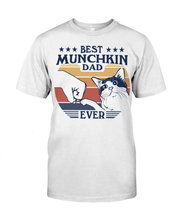 Cats Shirt - Best Munchkin Dad Ever