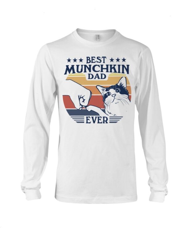Cats Shirt - Best Munchkin Dad Ever