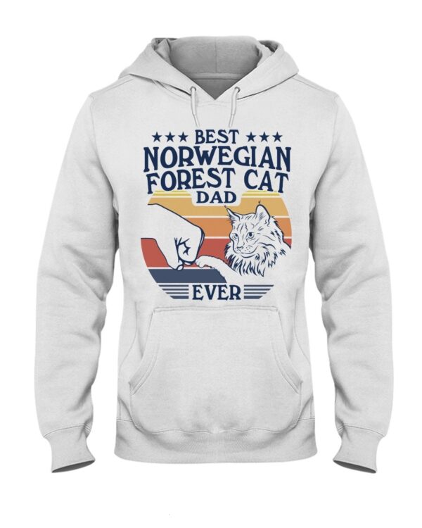 Cats Shirt - Best Norwegian Forest Cat Dad Ever