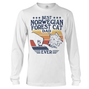 Cats Shirt - Best Norwegian Forest Cat Dad Ever