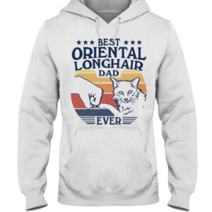 Cats Shirt - Best Oriental Longhair Dad Ever
