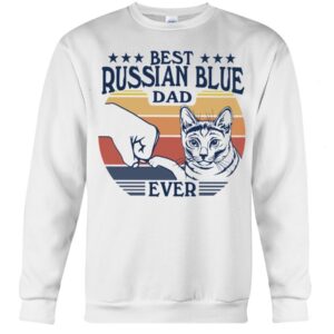 Cats Shirt - Best Russian Blue Dad Ever
