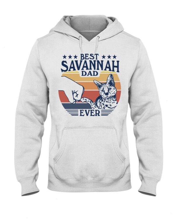 Cats Shirt - Best Savannah Dad Ever