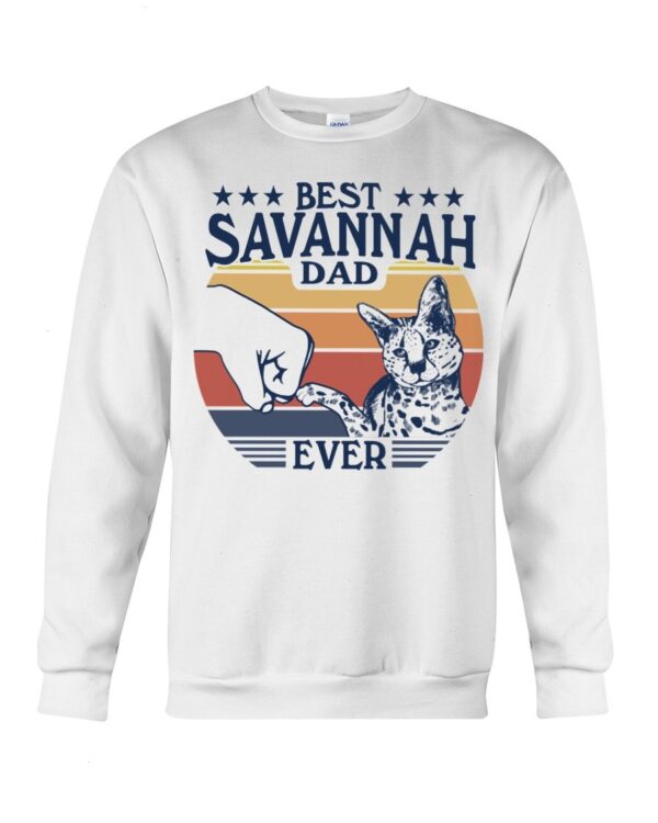 Cats Shirt - Best Savannah Dad Ever