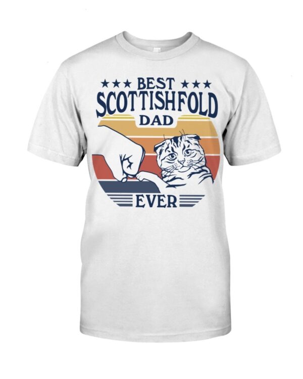 Cats Shirt - Best Scottish Fold Dad Ever