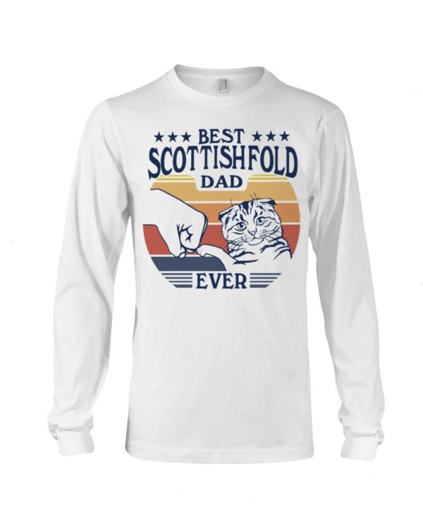 Cats Shirt - Best Scottish Fold Dad Ever
