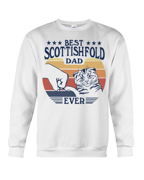 Cats Shirt - Best Scottish Fold Dad Ever