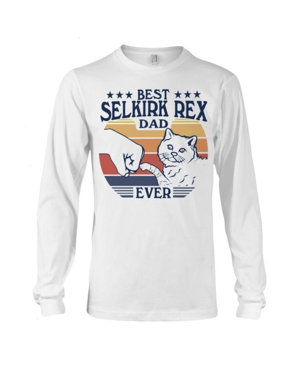 Cats Shirt - Best Selkirk Rex Dad Ever