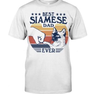 Cats Shirt - Best Siamese Dad Ever