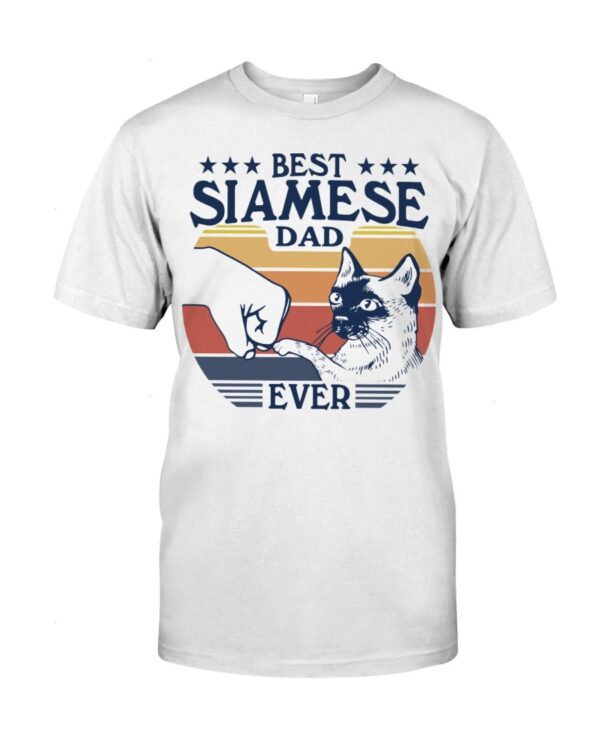 Cats Shirt - Best Siamese Dad Ever