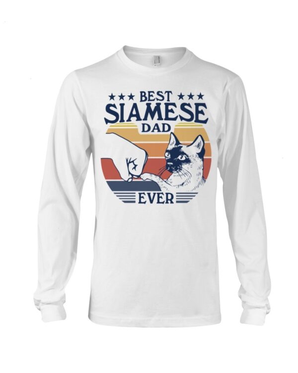 Cats Shirt - Best Siamese Dad Ever