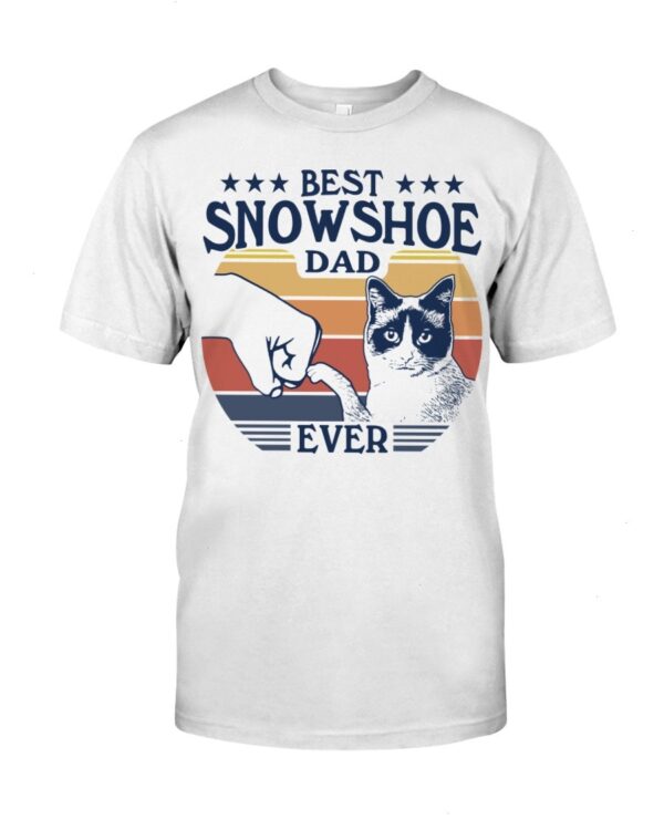 Cats Shirt - Best Snowshoe Dad Ever