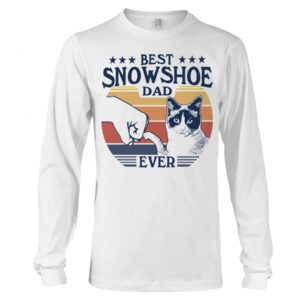 Cats Shirt - Best Snowshoe Dad Ever