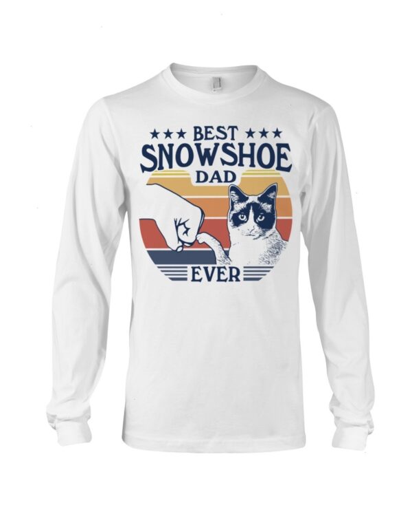 Cats Shirt - Best Snowshoe Dad Ever
