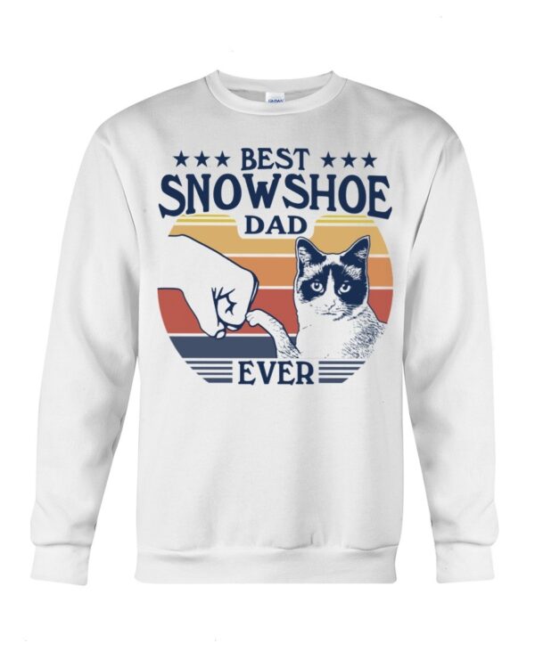 Cats Shirt - Best Snowshoe Dad Ever