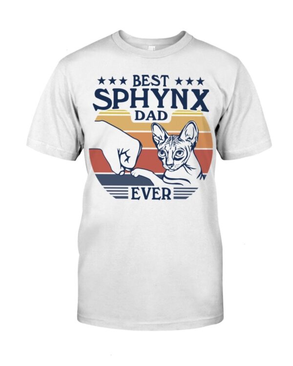 Cats Shirt - Best Sphynx Dad Ever