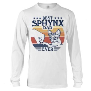 Cats Shirt - Best Sphynx Dad Ever