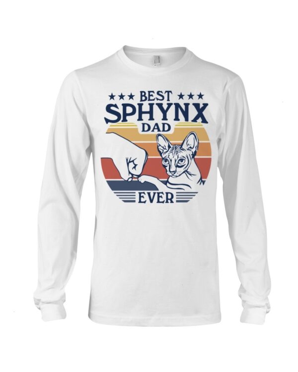 Cats Shirt - Best Sphynx Dad Ever