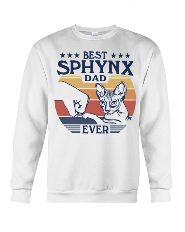 Cats Shirt - Best Sphynx Dad Ever