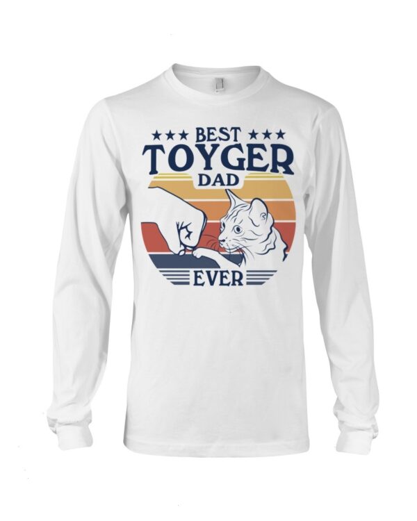 Cats Shirt - Best Toyger Dad Ever