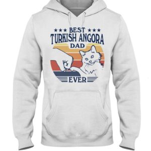 Cats Shirt - Best Turkish Angora Dad Ever