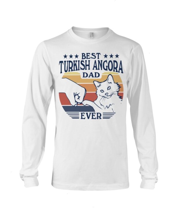 Cats Shirt - Best Turkish Angora Dad Ever