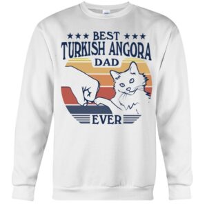 Cats Shirt - Best Turkish Angora Dad Ever