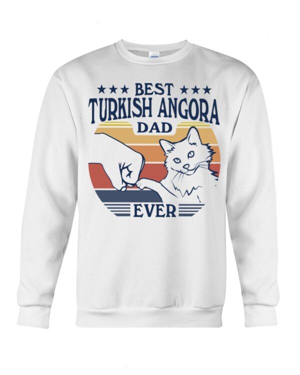 Cats Shirt - Best Turkish Angora Dad Ever