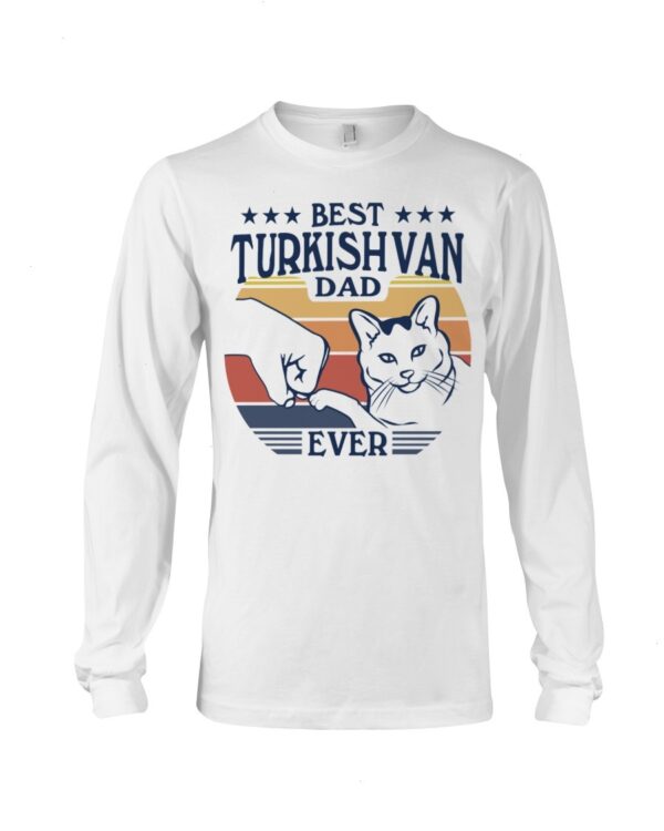 Cats Shirt - Best Turkish Van Dad Ever
