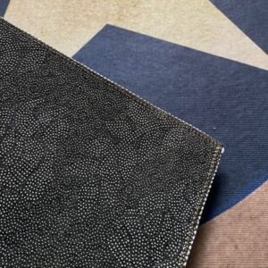1970s Style Area Rug, Mid-century 70s Rug for Living Room - 70's Style Retro Mod Mounted Area Rug