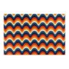 1970s Style Area Rug, Mid-century 70s Rug for Living Room - Retro Decor Colorful Area Rug, Abstract Rug Floor Decor Carpet, 70s Design Rug