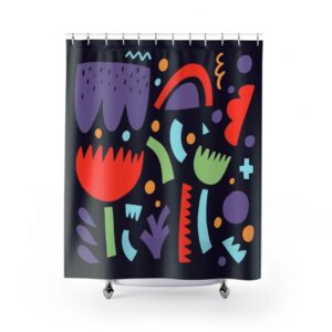 Abstract Art Shower Curtain, Unique Bathroom Decor Design, Art Henri Matisse, Housewarming Gift