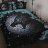 Celtic Wolf Viking Quilt Bedding Set , Viking Quilt Bedding Set Blanket, Viking Quilt For Bedroom, Gifts for Viking Lover