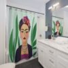 Frida Kahlo Shower Curtain, Bathroom Decor and Design, Beautiful Home Gift, Art Print