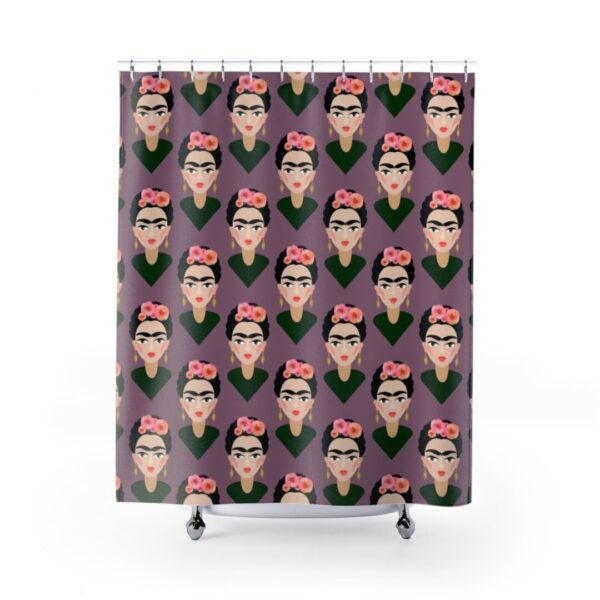 Frida Kahlo Shower Curtain, Bathroom Design and Decor, Unique Art Print Gift Idea, Art Print
