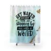 Get Naked Shower Curtain, Funny Shower Curtain, Naked Shower Curtain, Bathroom Printable Shower Curtain, Housewarming Gift