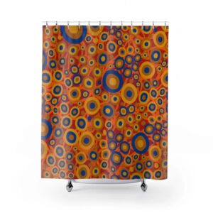 Gustav Klimt Shower Curtain, Bathroom Design Decor, Shower Curtain Art Print, Housewarming Gift, Bathroom Art