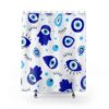 Hamsa Shower Curtain Hamsa Hand Print Housewarming Gift, Unique Print Shower Curtains