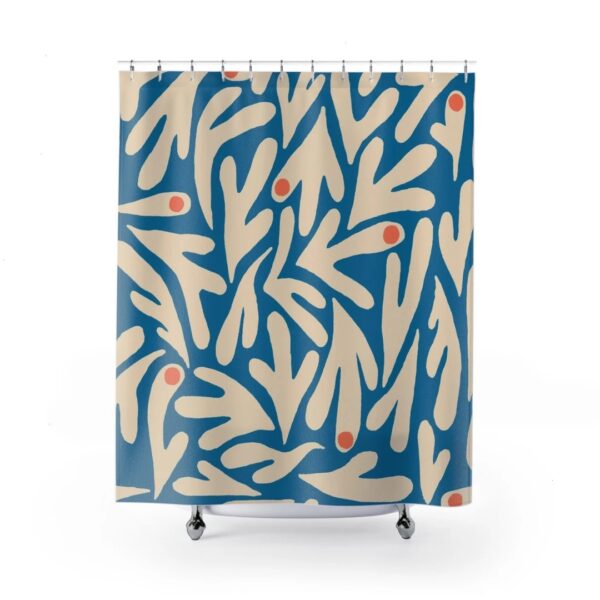 Henri Matisse Abstract Art Shower Curtain, Unique Bathroom Decor Design, Housewarming Gift, Art Design, Flower Design