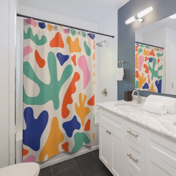 Henri Matisse Shower Curtains, Abstract Art Print Shower Curtain Housewarming Gift Home Decor