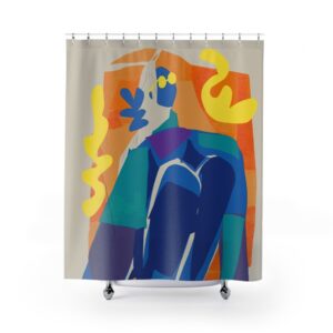 Henri Matisse Shower Curtains, Abstract Art Print Shower Curtain, Modern Bath Design Housewarming Gift