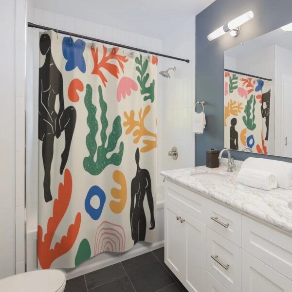 Henri Matisse Unique Print Shower Curtain, Bathroom Decor Design, Art Henri Matisse, Housewarming Gift, Art Design
